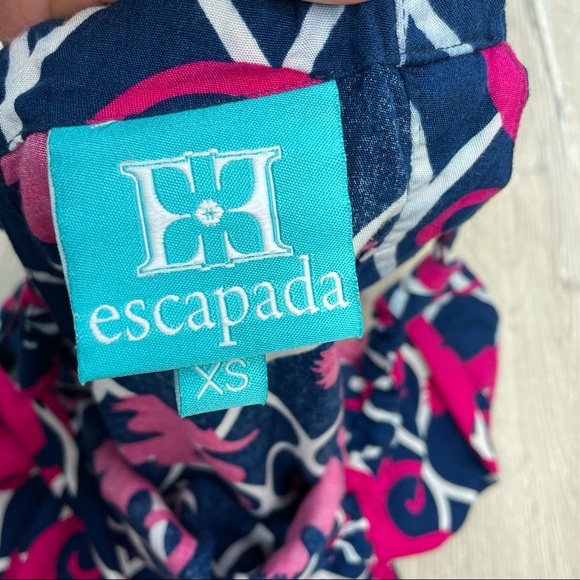 Escapada Sea Horse Tropical Tank Top Sz XS - Picture 5 of 9